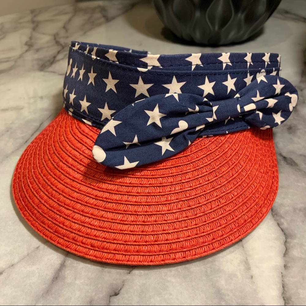 Disneyland Resort Americana Red White & Blue Visor